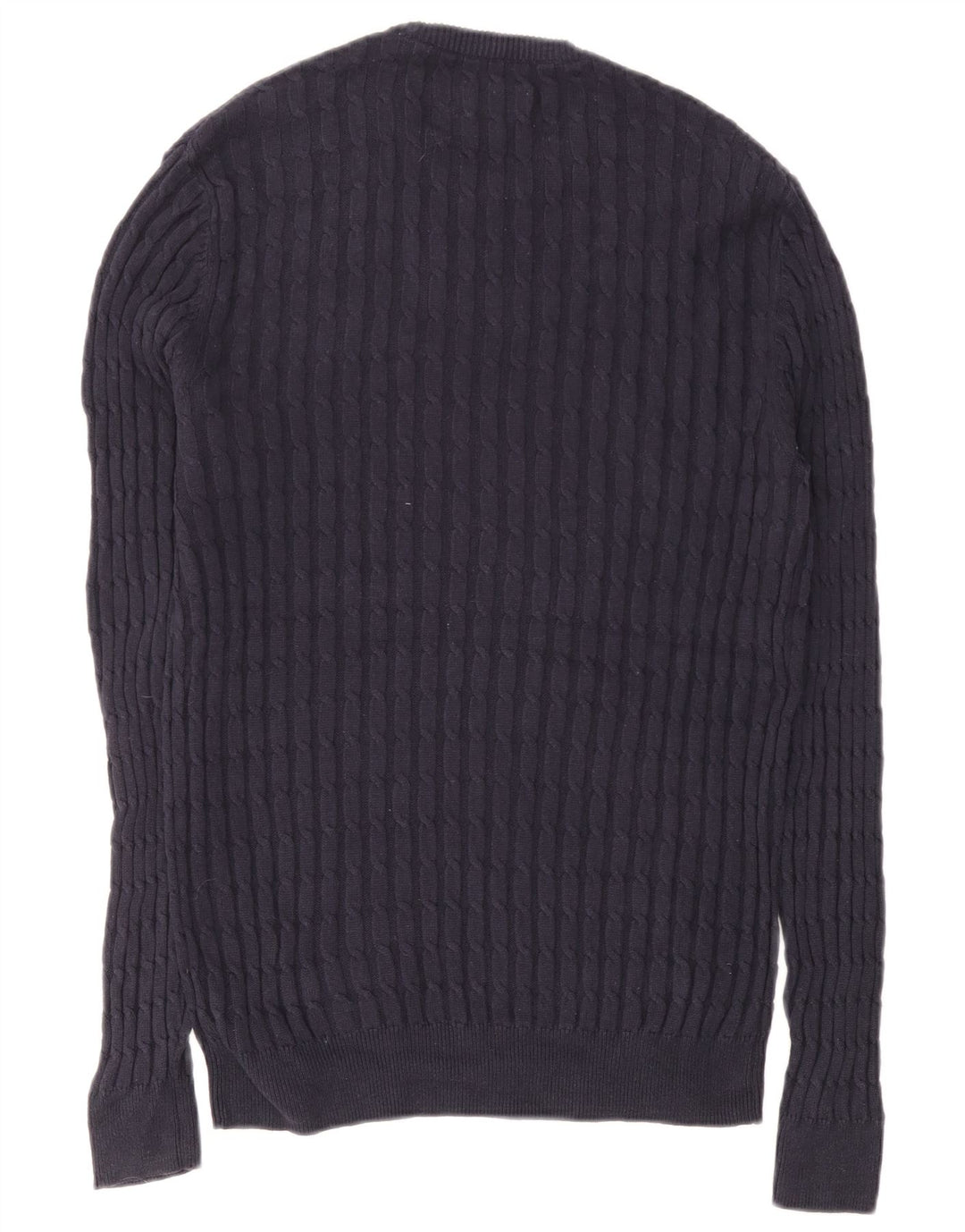 Jack Wills Mens Crew Neck Jumper Sweater Small Navy Blue Cotton