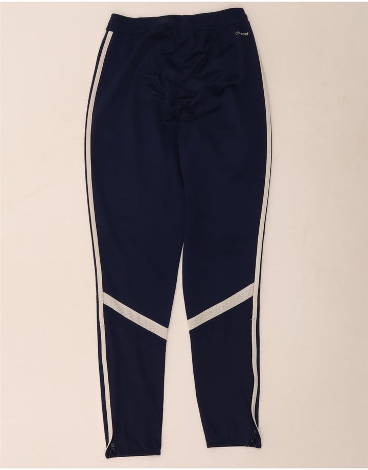 Adidas Mens Climacool Tracksuit Trousers XS Navy Blue Colourblock Polyester