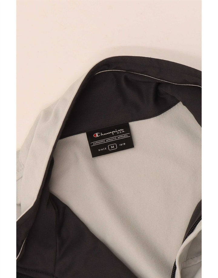 Champion Mens Tracksuit Top Jacket Medium Grey