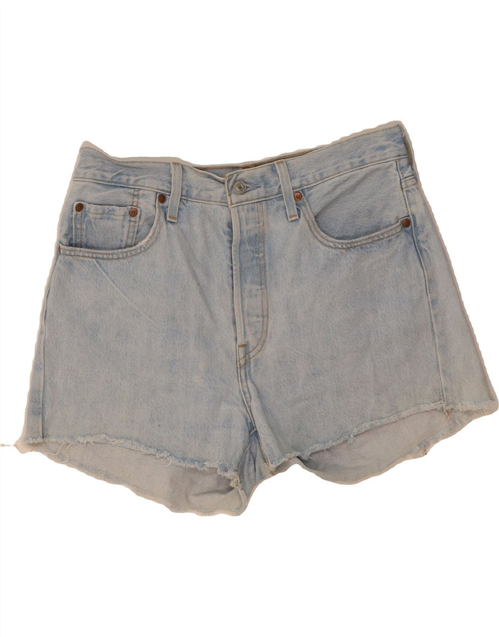LEVI'S Womens 501 Denim Shorts W29 Medium Blue Cotton Vintage Levi's and Second-Hand Levi's from Messina Hembry 