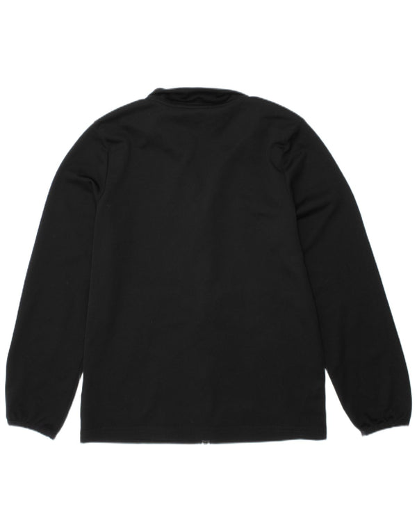 Nike Boys Graphic Tracksuit Top 8-9 Years Small Black Polyester