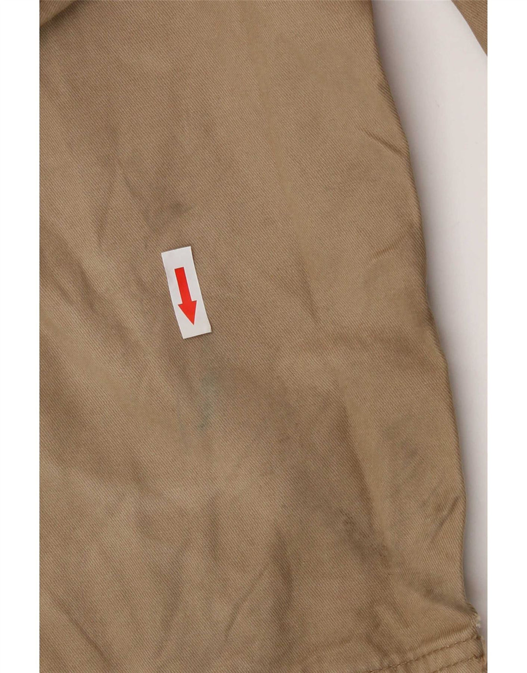 Marks & Spencer Mens Straight Cargo Trousers W32 L29 Beige Cotton