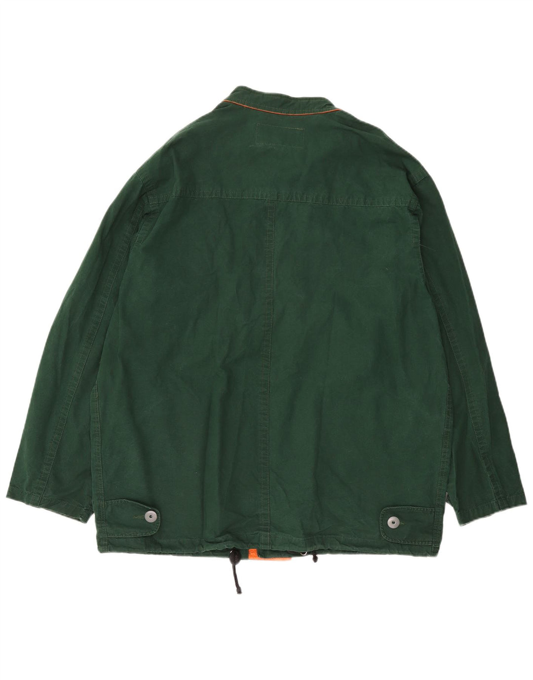 SERGIO TACCHINI Mens Utility Jacket UK 42 XL Green Cotton