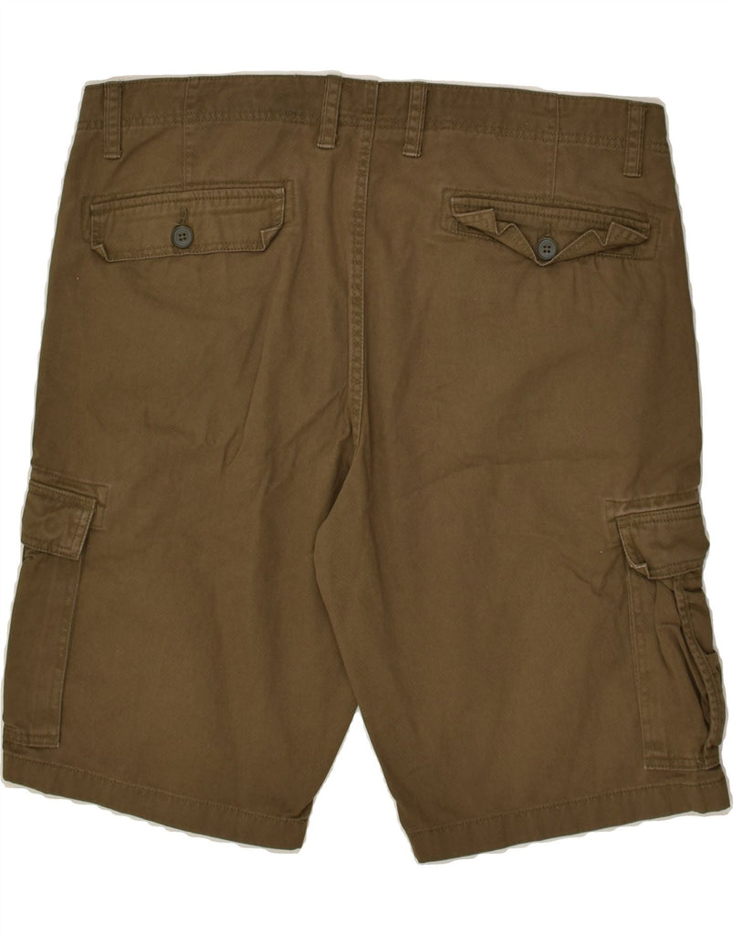 DACK'S Mens Regular Fit Cargo Shorts IT 56 3XL W40 Khaki Cotton | Vintage Dack's | Thrift | Second-Hand Dack's | Used Clothing | Messina Hembry 