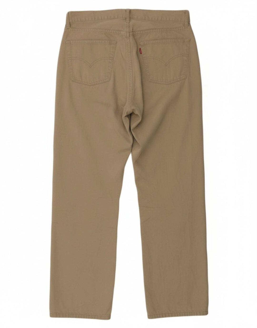 Levi's Mens 551 Straight Jeans W36 L30 Beige Cotton