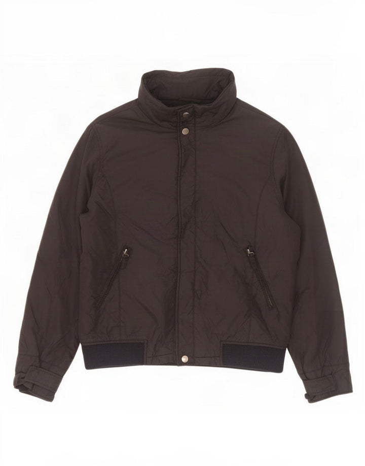 Zara Mens Hooded Windbreaker Jacket UK 40 Large Black