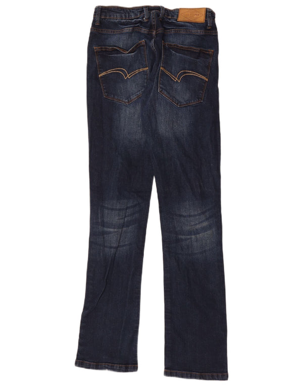 Lee Womens Cooper Slim Bootcut Jeans W30 L33 Navy Blue Cotton