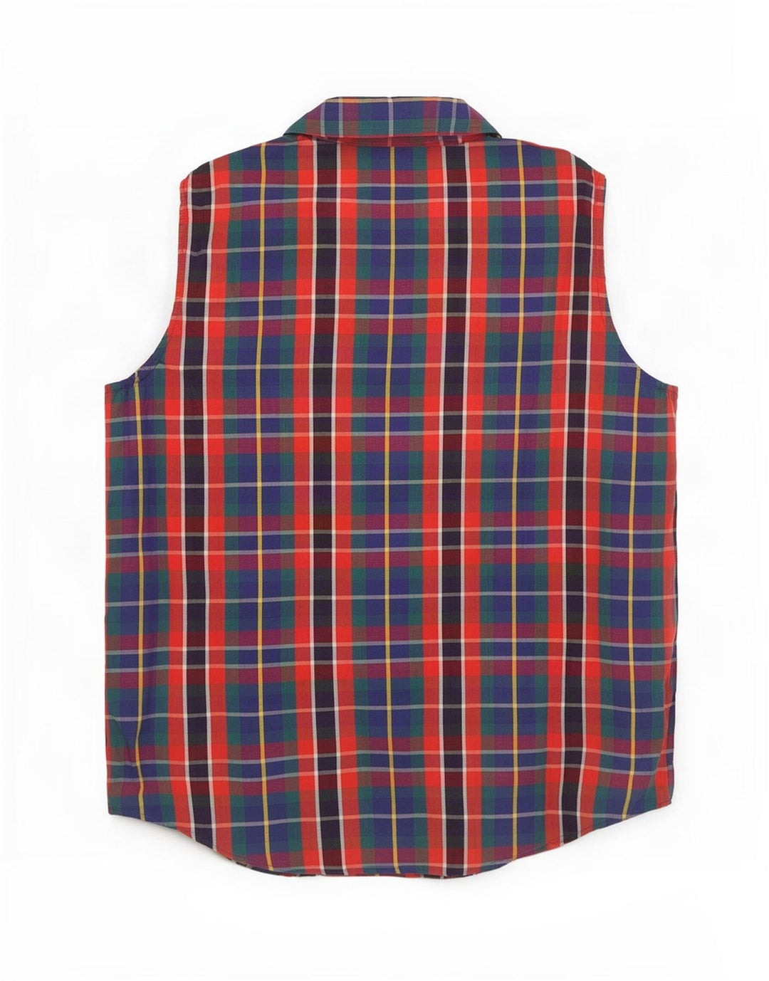 Balloon Womens Sleeveless Shirt Blouse IT 40 Medium Multicoloured Check
