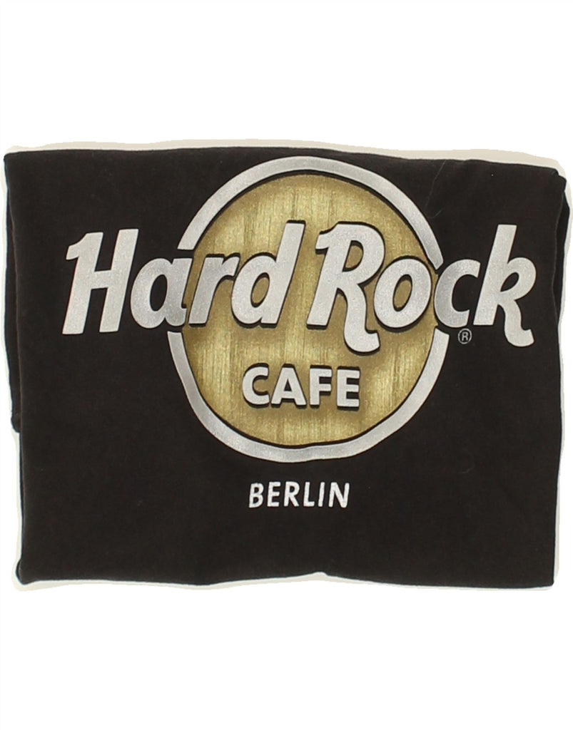 HARD ROCK CAFE Mens Berlin Graphic T-Shirt Top Medium Black Cotton | Vintage Hard Rock Cafe | Thrift | Second-Hand Hard Rock Cafe | Used Clothing | Messina Hembry 