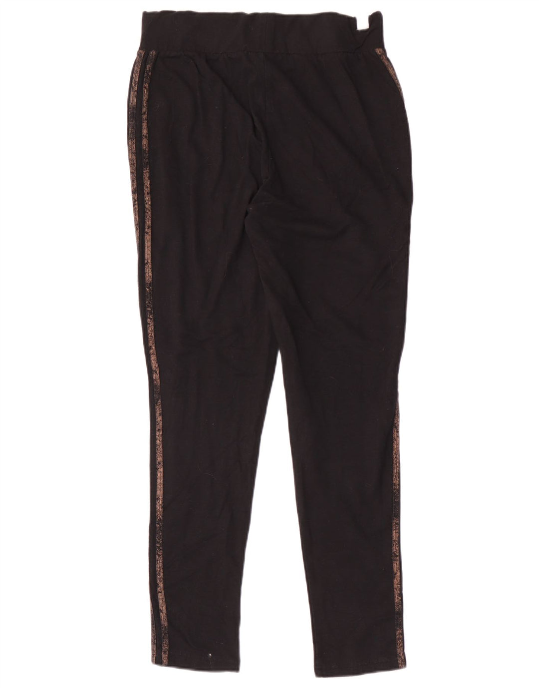Adidas Womens Leggings UK 10 Small  Black Polyester