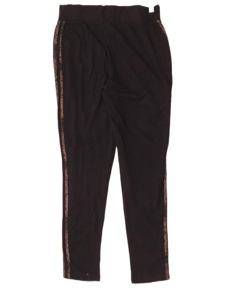Adidas Womens Leggings UK 10 Small  Black Polyester