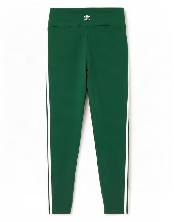 Adidas Womens Leggings UK 18 XL Green Cotton