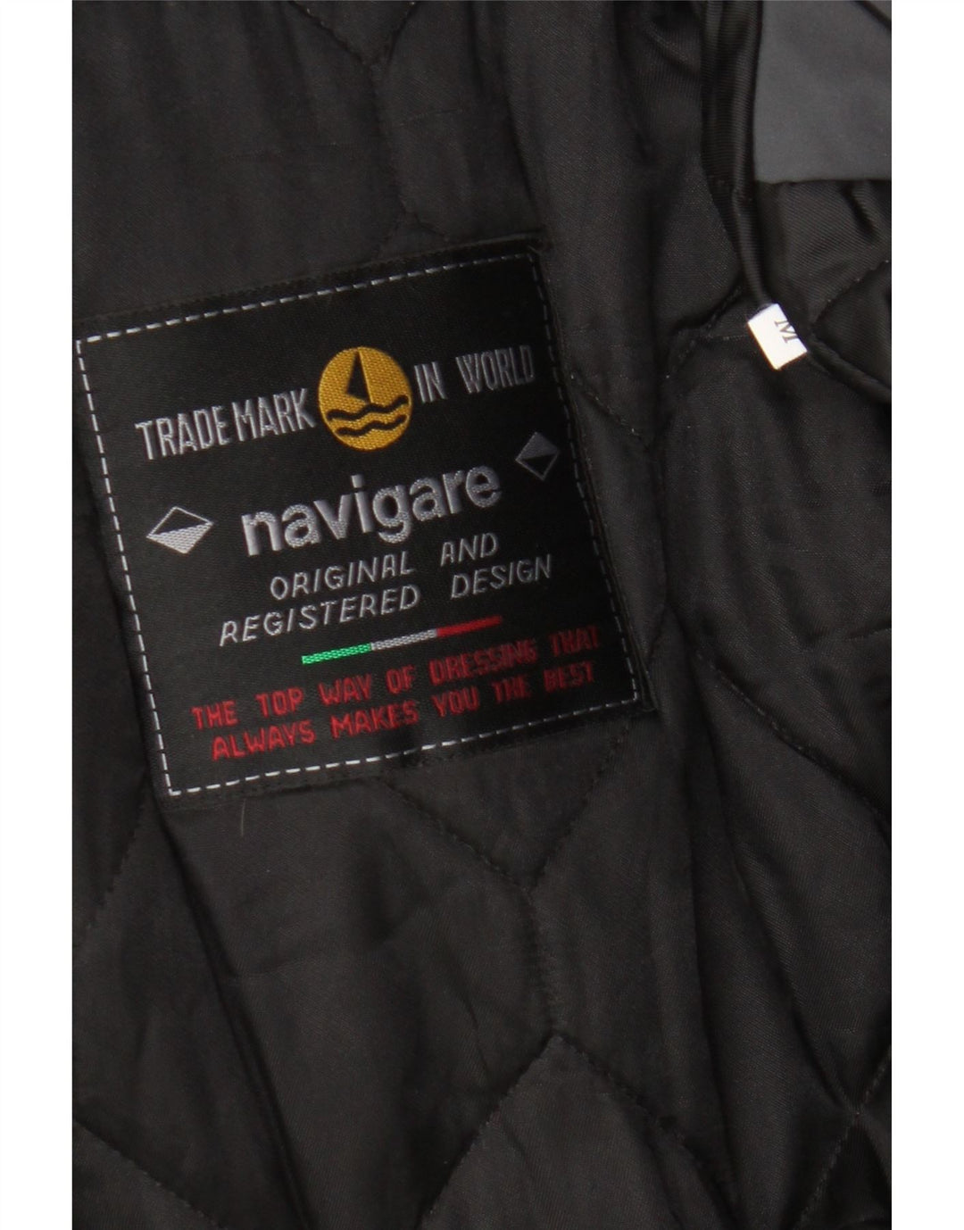 Navigare Mens Windbreaker Jacket UK 38 Medium Grey