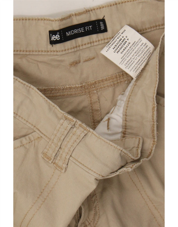 LEE Womens Mid Rise Cargo Shorts US 4 Small W30  Khaki Cotton Vintage Lee and Second-Hand Lee from Messina Hembry 