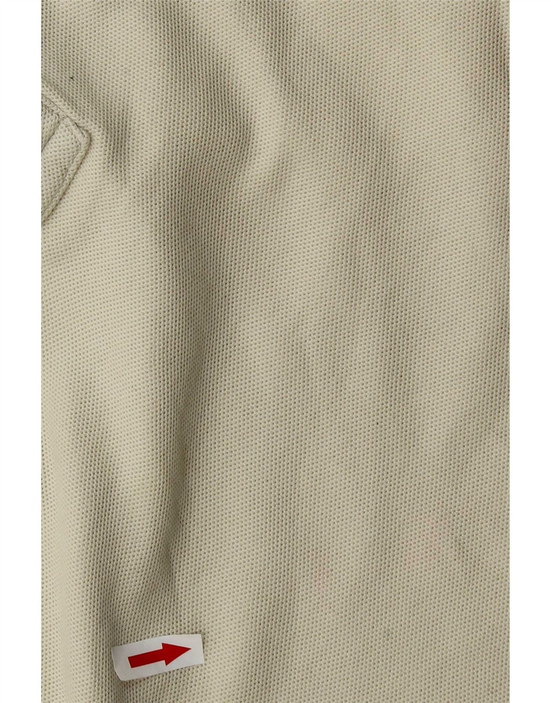Fila Mens Long Sleeve Polo Shirt IT 50 Medium Off White Cotton
