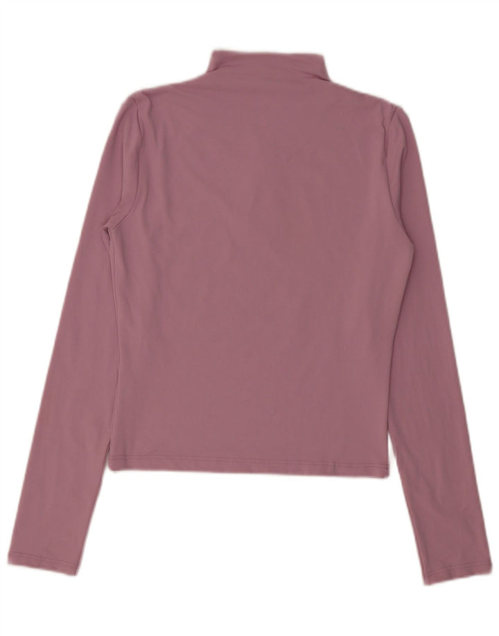 Gas Womens Top Long Sleeve UK 12 Medium Pink Polyamide