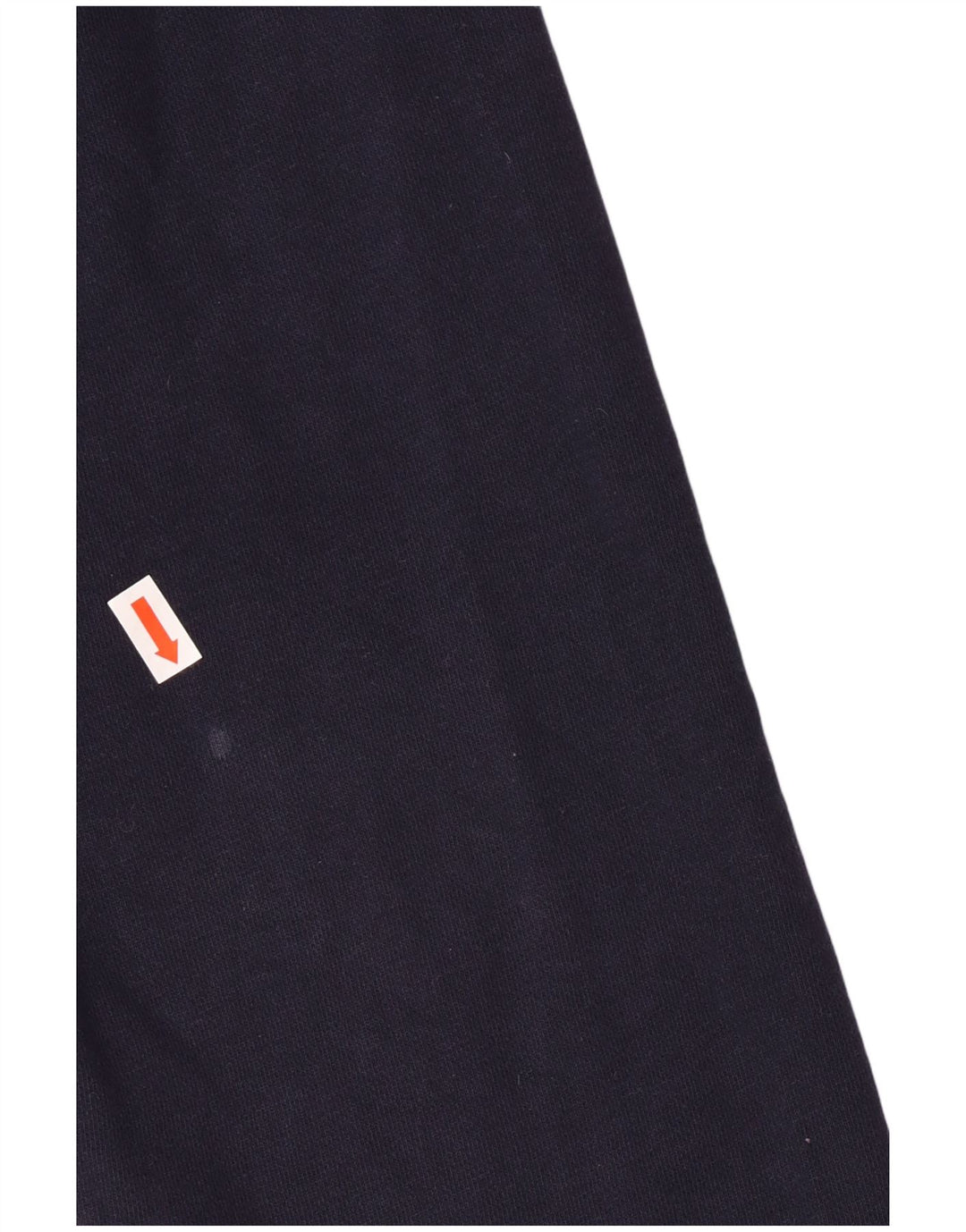 Tommy Hilfiger Womens Graphic Hoodie Jumper UK 14 Medium Navy Blue Cotton