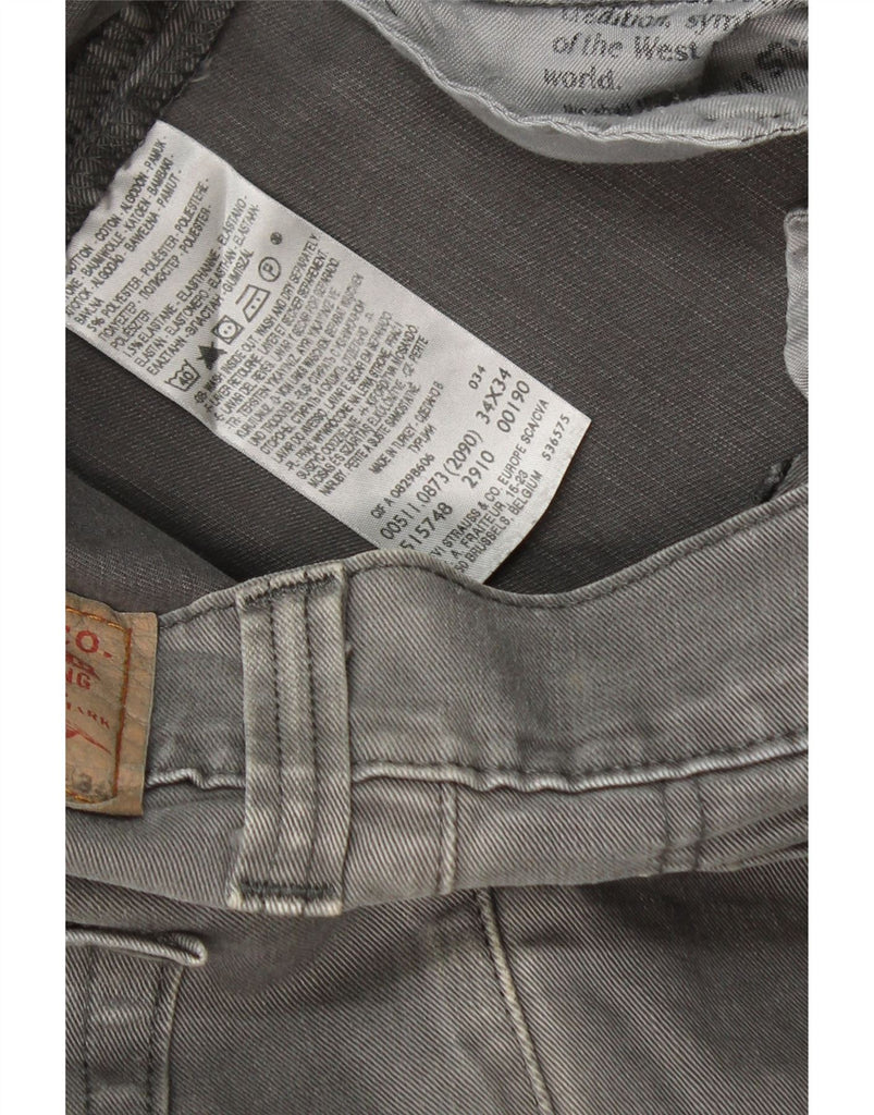 LEVI'S Mens 511 Slim Jeans W34 L34 Grey Cotton Vintage Levi's and Second-Hand Levi's from Messina Hembry 