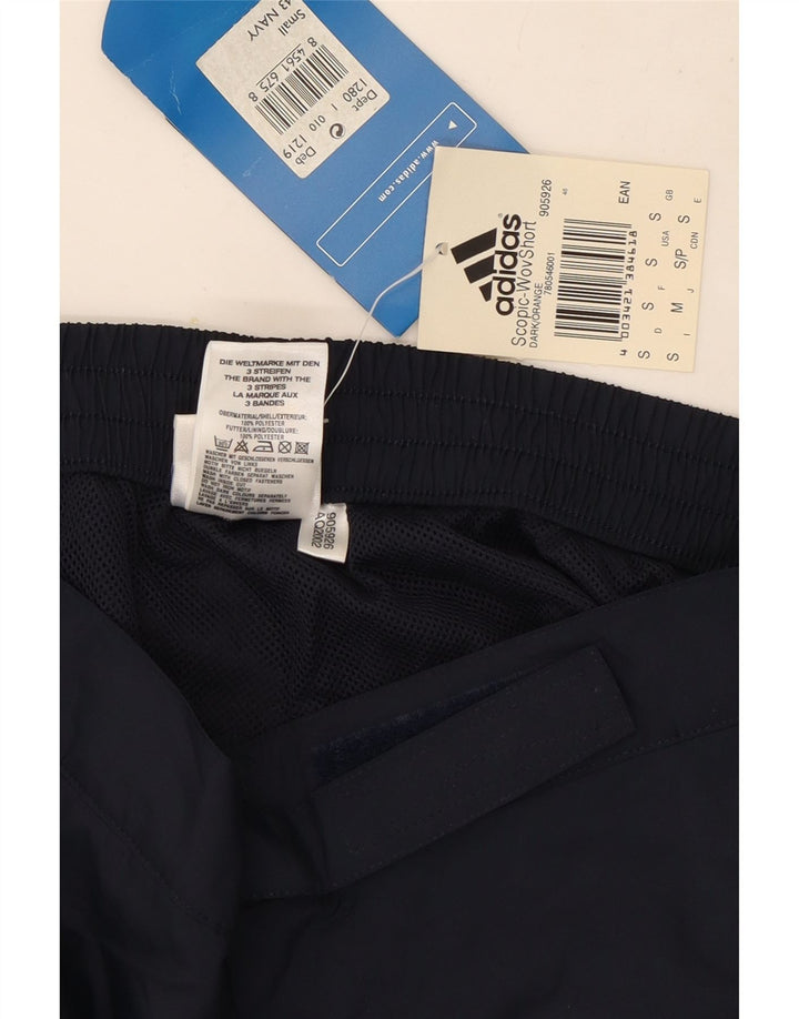 Adidas Mens Sport Shorts Small  Navy Blue Polyester