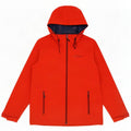 Berghaus Womens Hooded Rain Jacket UK 12 Medium Red Polyamide