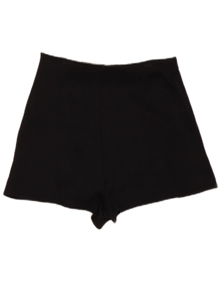 Zara Womens Skort UK 10 Small  Black Viscose