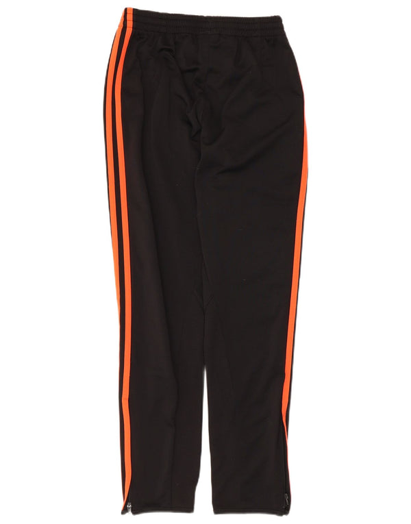 Adidas Boys Tracksuit Trousers 11-12 Years Black Polyester