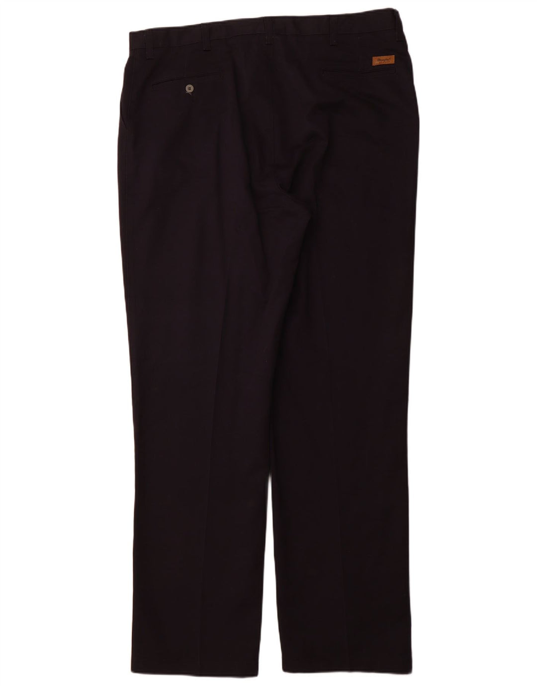 WRANGLER Mens Pegged Chino Trousers W40 L34 Navy Blue Cotton