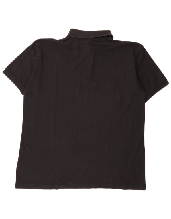 Diadora Mens Regular Fit Polo Shirt IT 54 XL Black Cotton