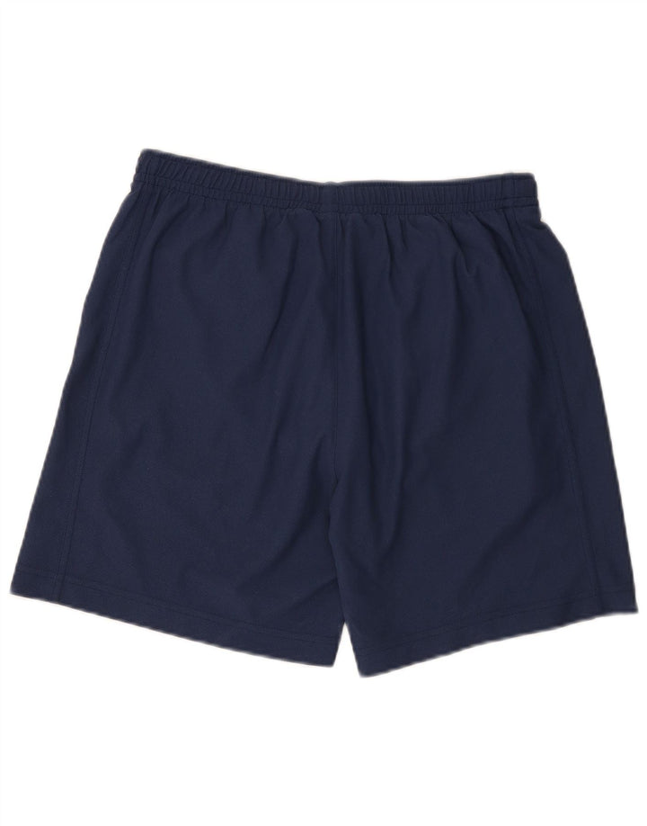 AUSTRALIAN L'ALPINA Mens Swimming Shorts IT 50 Large Navy Blue Polyester