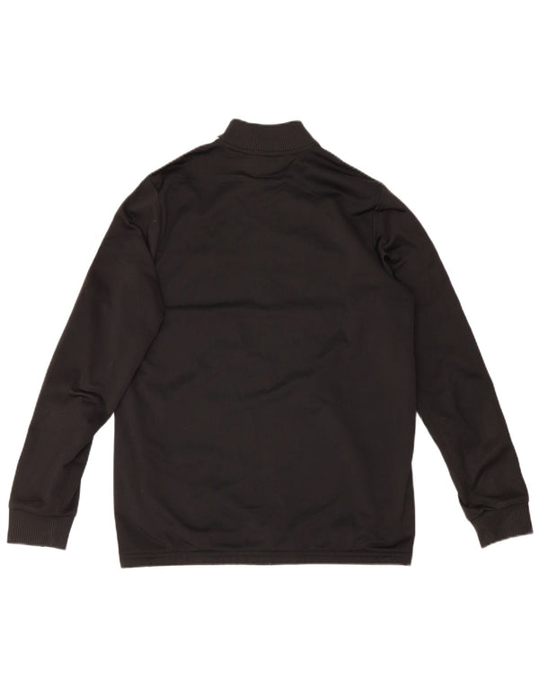 Adidas Boys Primegreen Tracksuit Top Jacket 15-16 Years Black Colourblock