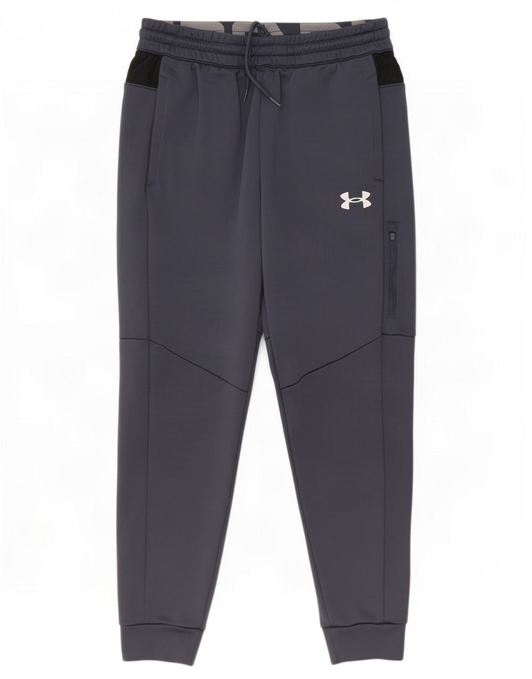 Under Armour Mens Tracksuit Trousers Joggers Medium Grey Colourblock