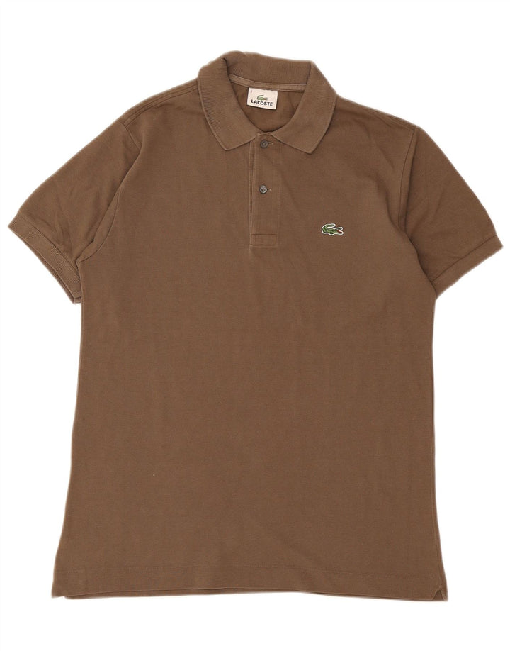 Lacoste Mens Polo Shirt Size 3 Small Khaki