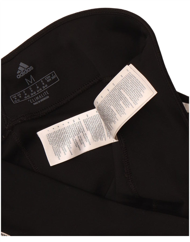 Adidas Womens Climalite Leggings UK 12/14 Medium  Black Polyester