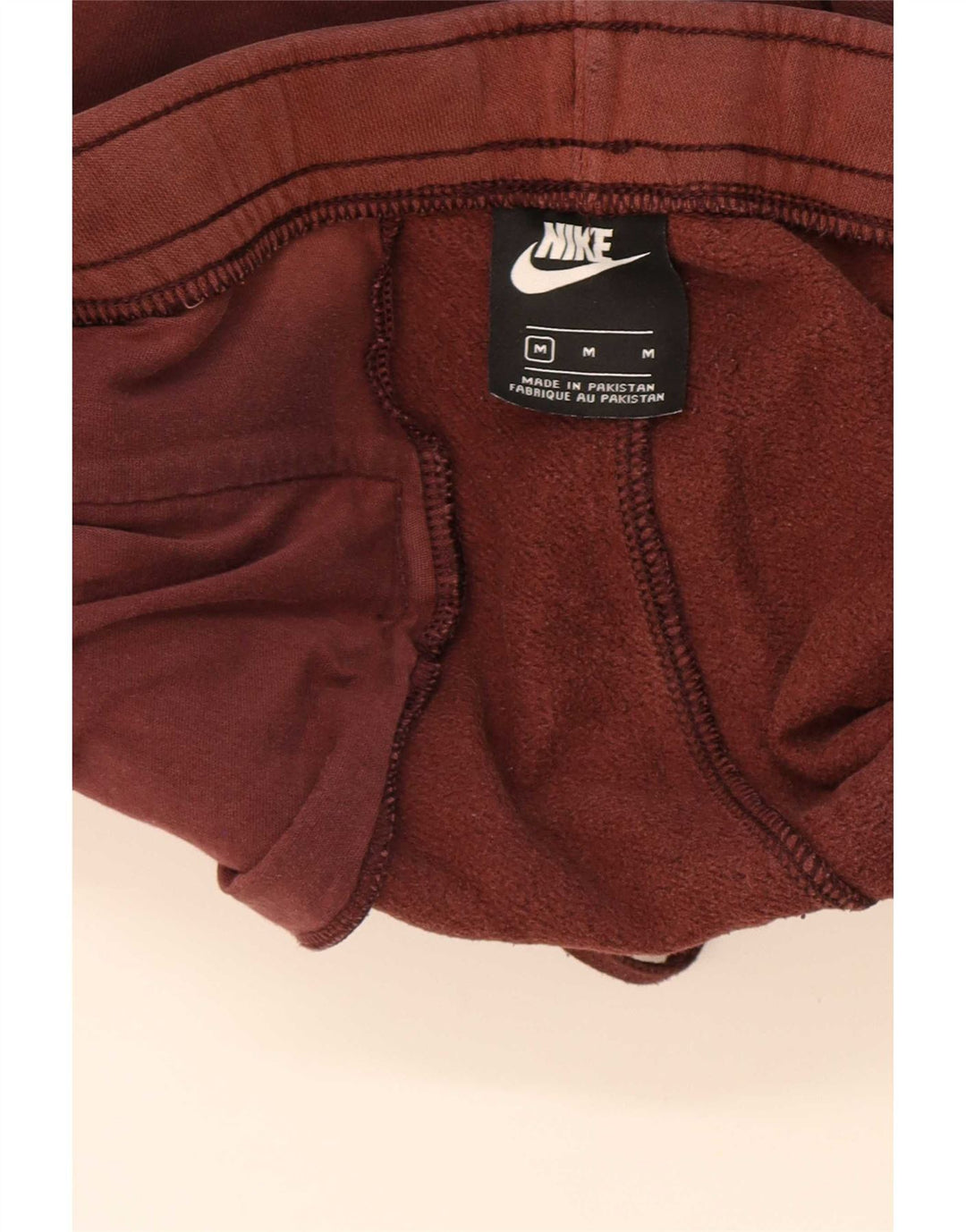 Nike Mens Tracksuit Trousers Joggers Medium Brown Cotton