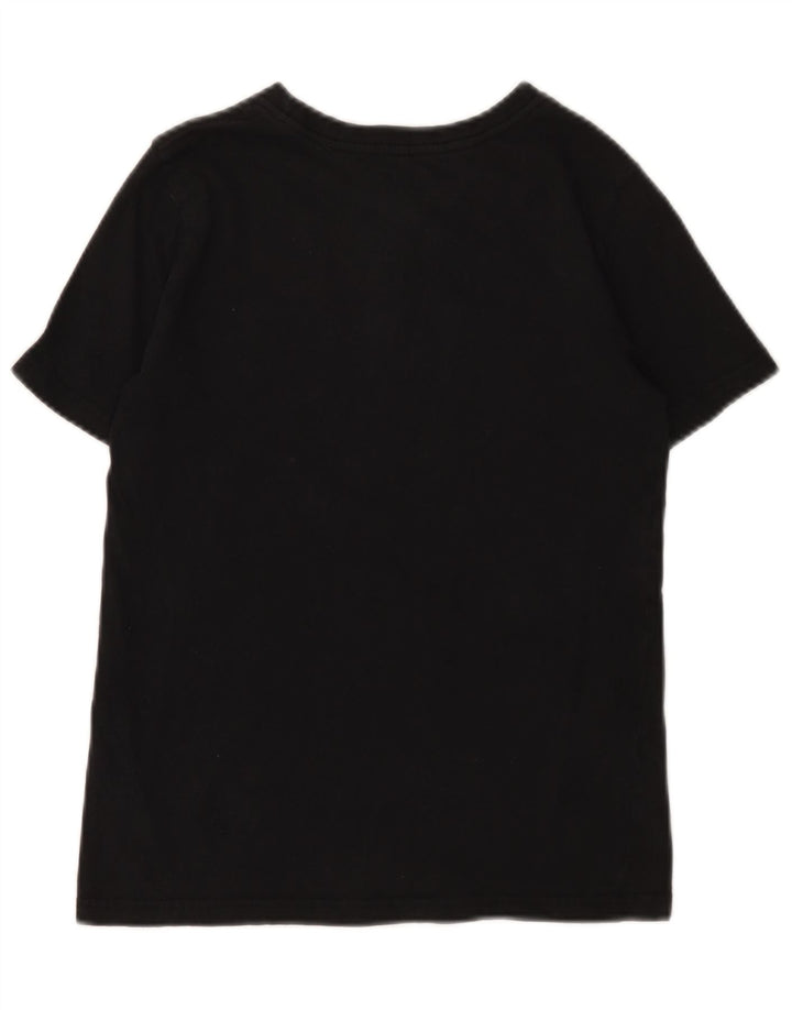 PUMA Girls Graphic T-Shirt Top 10-11 Years Medium Black