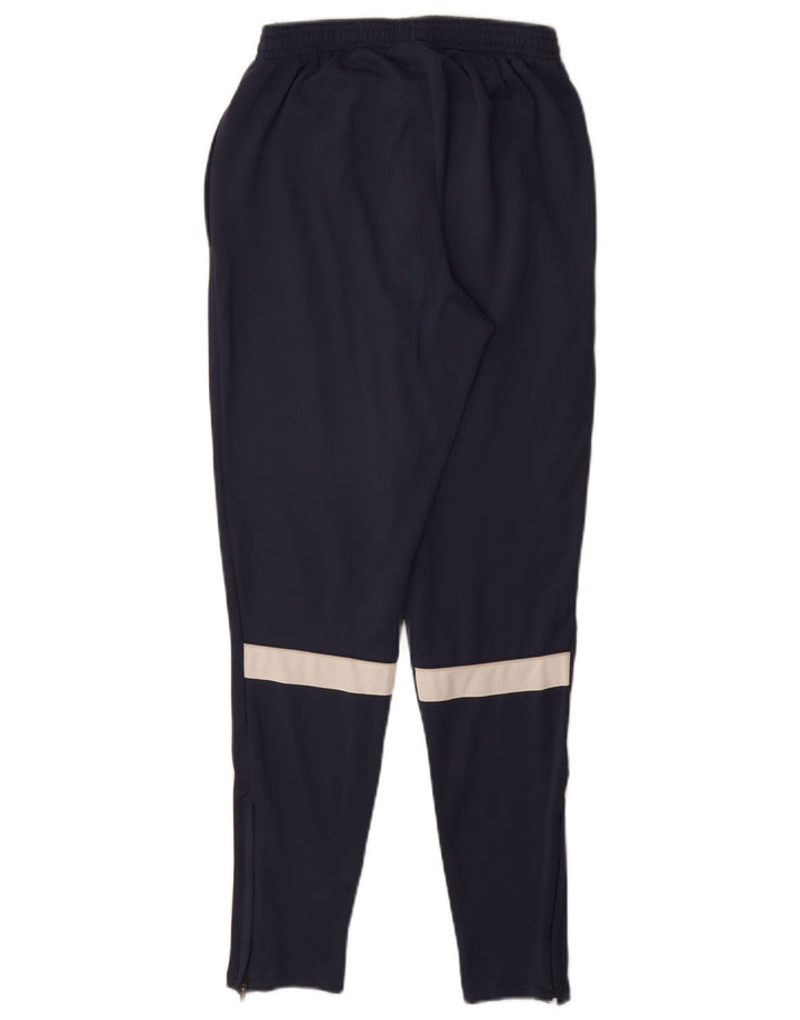 NIKE Mens Dri Fit Tracksuit Trousers Small  Blue Colourblock Polyester
