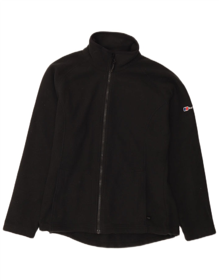 Berghaus Womens Liner Fleece Jacket UK 10 Small  Black Polyester