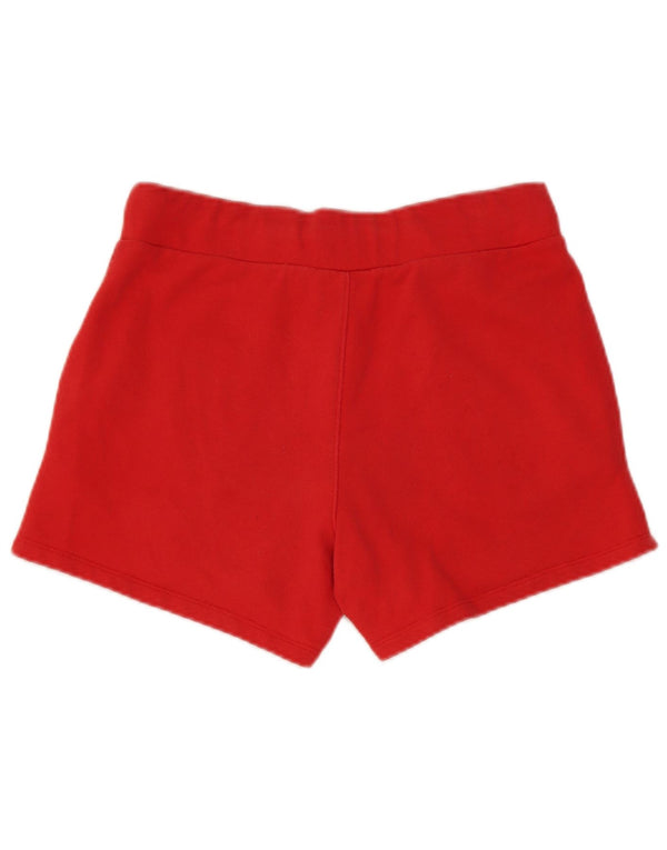 Champion Womens Sport Shorts UK 10 Small Red