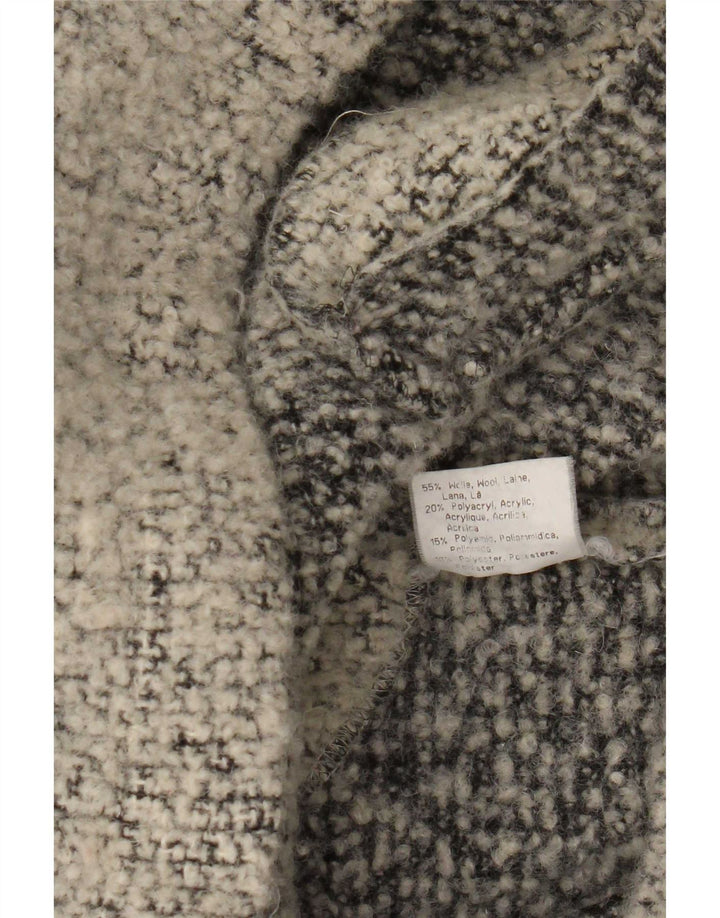 Gil Bret Womens Gilet IT 44 Medium Grey Flecked Wool