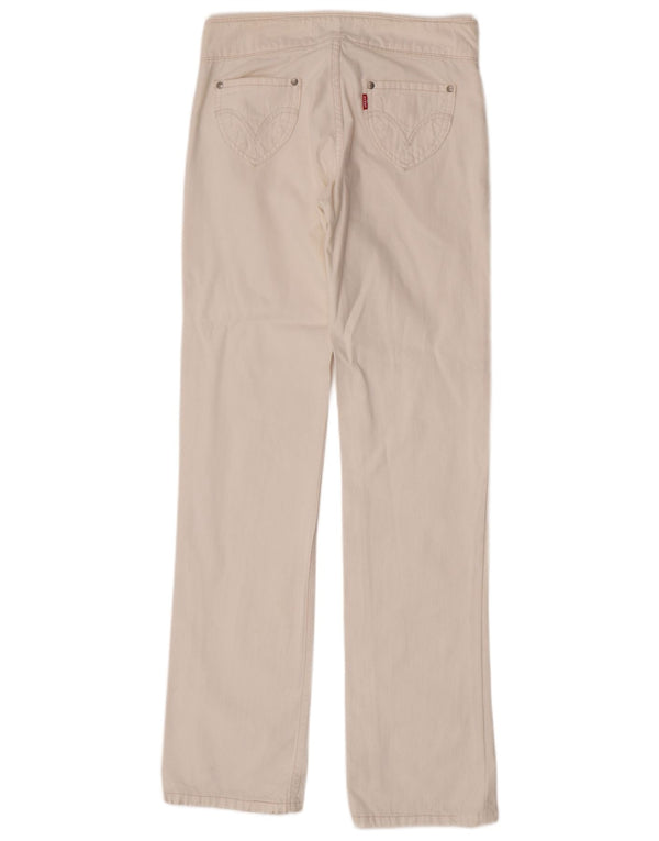 Levi's Womens Billie May Straight Jeans W28 L33 White