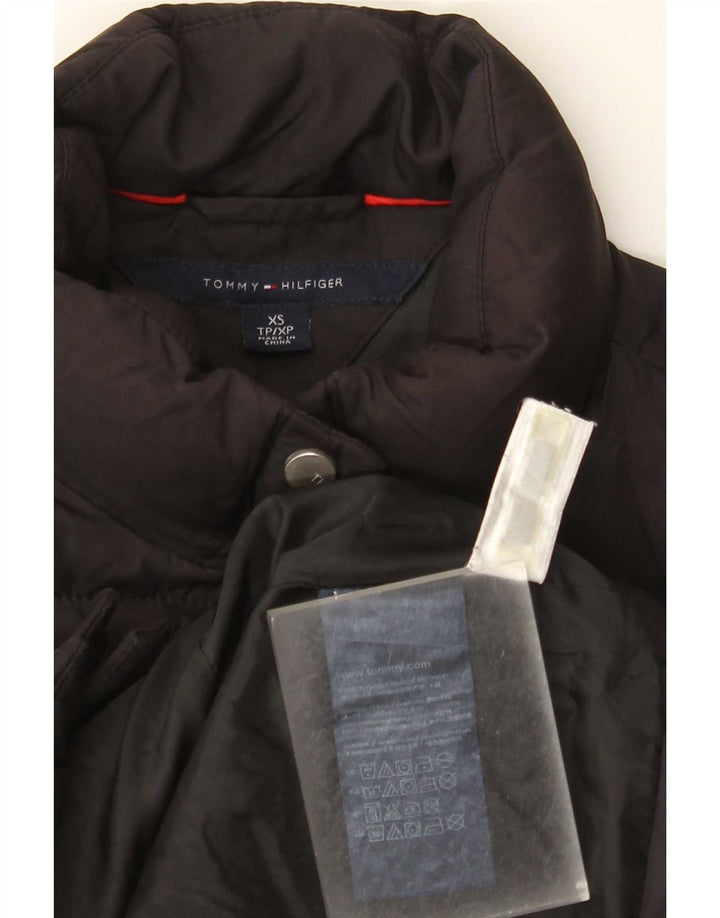 Tommy Hilfiger Womens Padded Gilet UK 6 XS Black Polyester