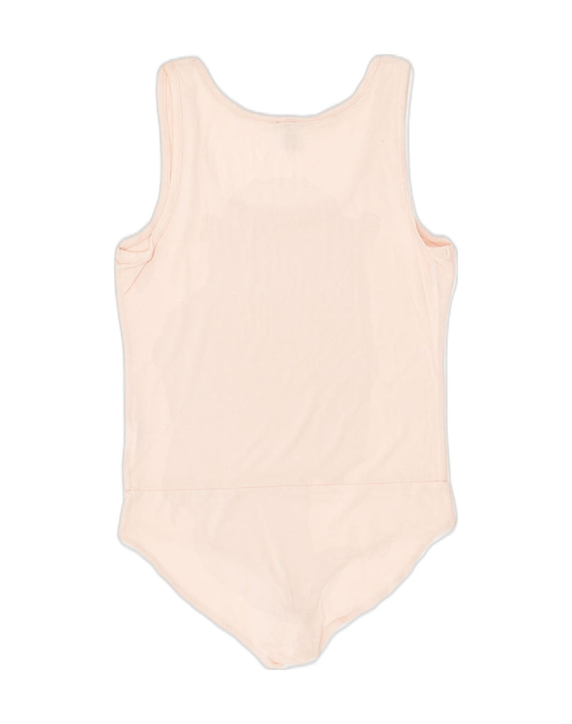 J. CREW Womens Sleeveless Bodysuit UK 10 Small Pink Modal | Vintage J. Crew | Thrift | Second-Hand J. Crew | Used Clothing | Messina Hembry 
