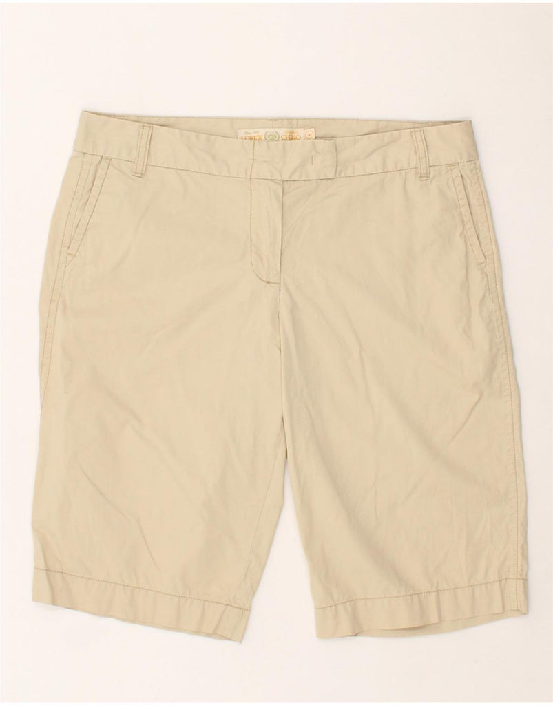 J. CREW Womens Chino Shorts US 8 Medium W34  Beige Cotton | Vintage J. Crew | Thrift | Second-Hand J. Crew | Used Clothing | Messina Hembry 