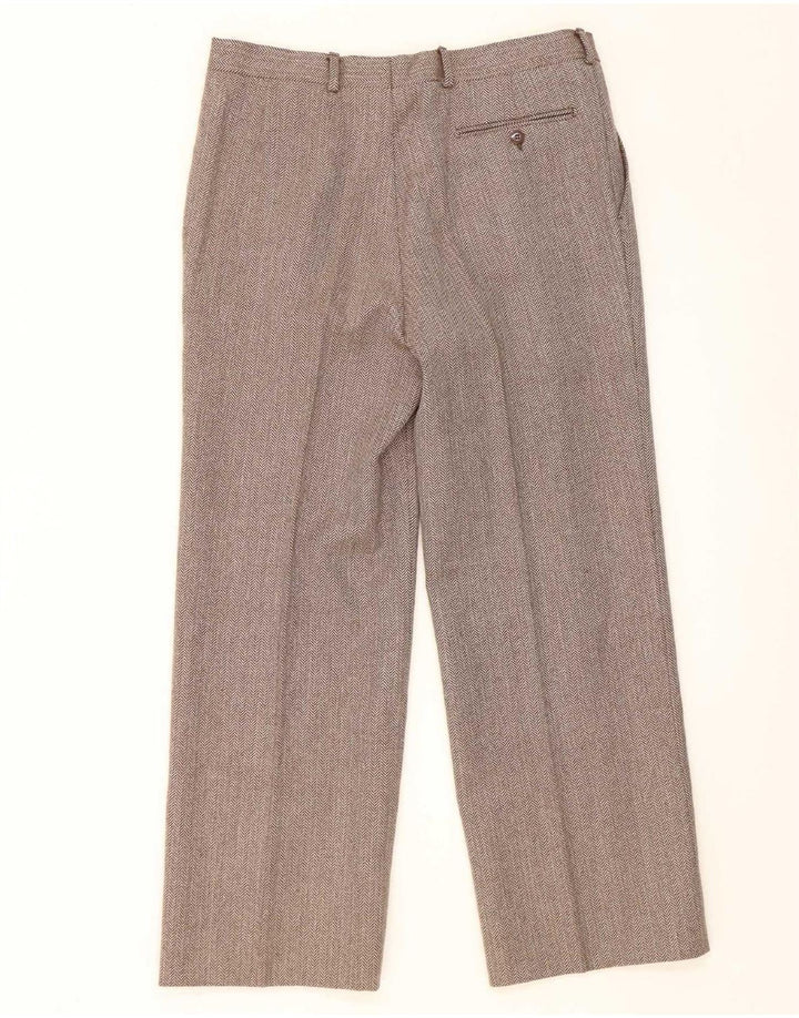 Cantarelli Mens 2 Piece Set IT 50 Large W31 L27 Brown Herringbone