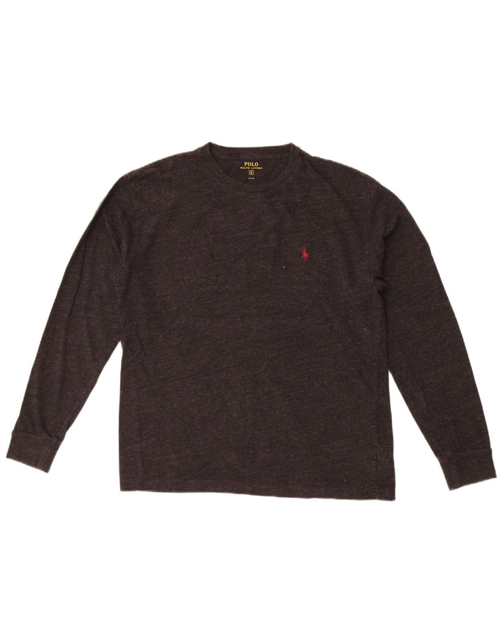 Polo Ralph Lauren Mens Top Long Sleeve Small Grey Cotton