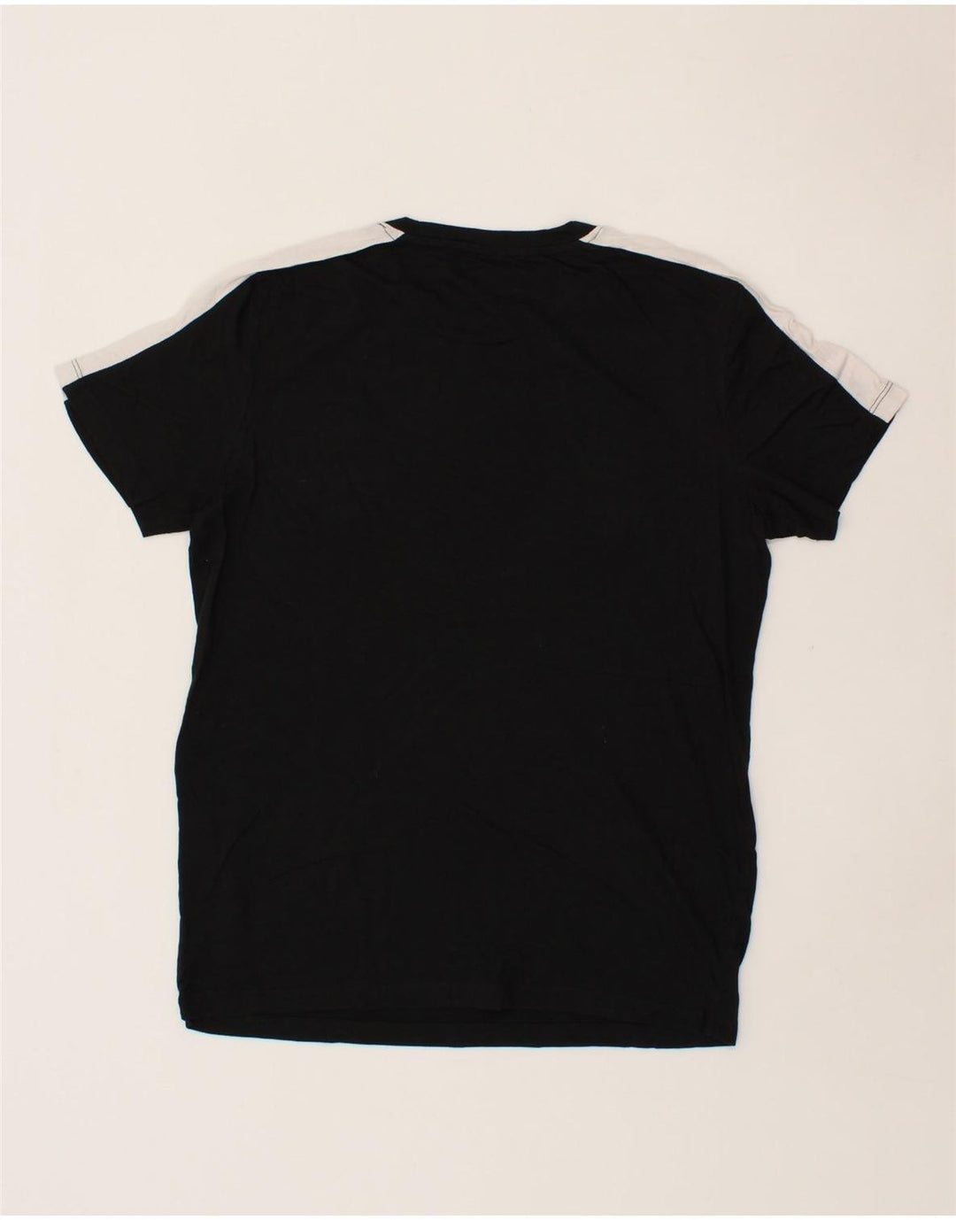 JACK & JONES Mens T-Shirt Top Medium Black Vintage Jack & Jones and Second-Hand Jack & Jones from Messina Hembry 