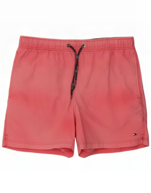 Tommy Hilfiger Mens Swimming Shorts Medium Pink Polyester