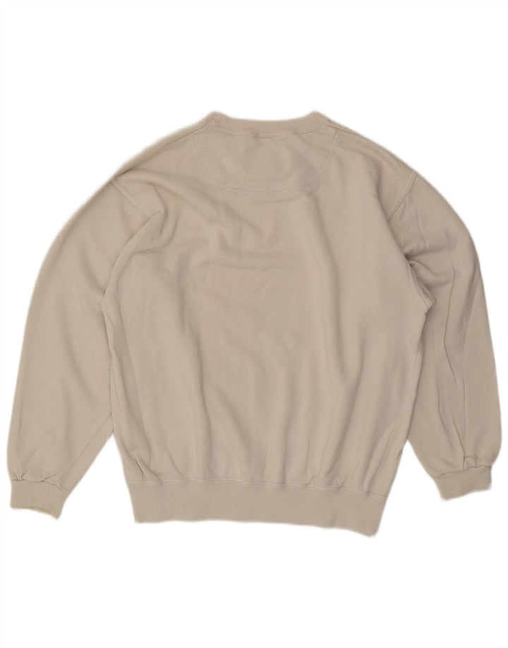 Champion Mens Sweatshirt Jumper Medium White Cotton