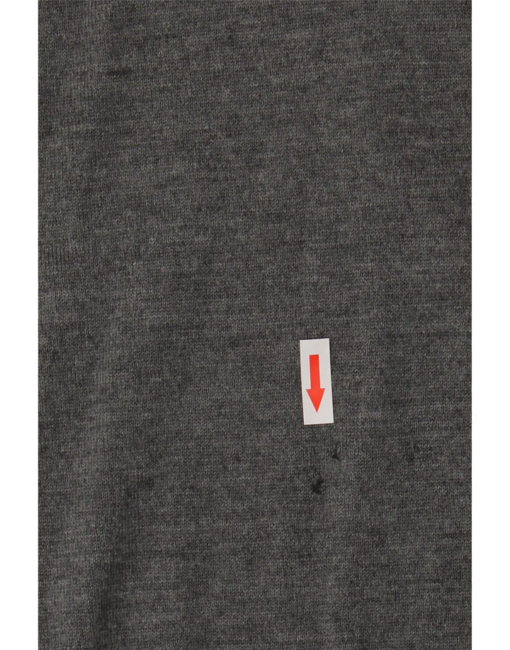 Timberland Mens Roll Neck Jumper Sweater XL Grey Wool