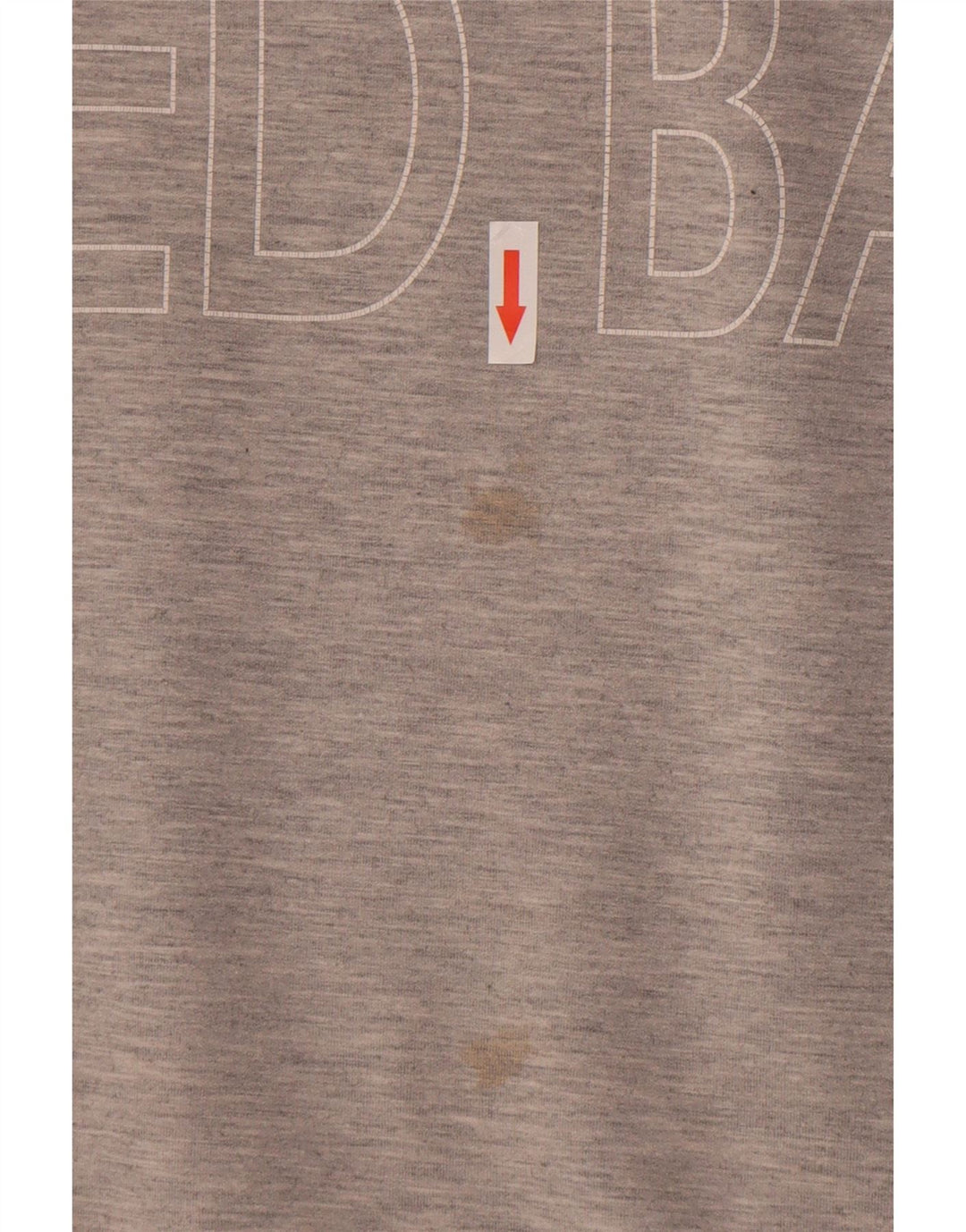 Ted Baker Womens Graphic Sweatshirt Jumper Size 4 Large Grey Flecked